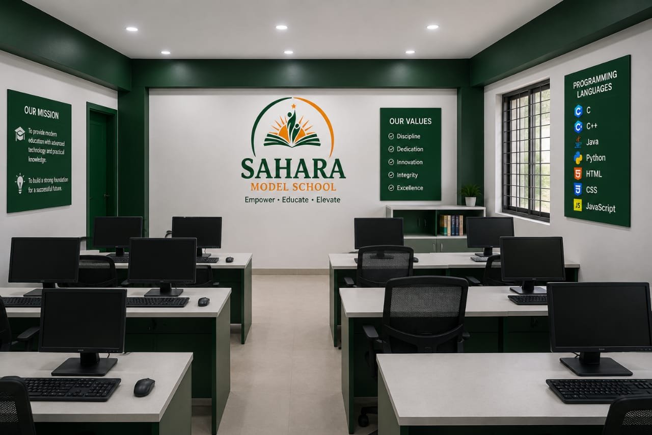 Sahara Model School Computer Laboratory